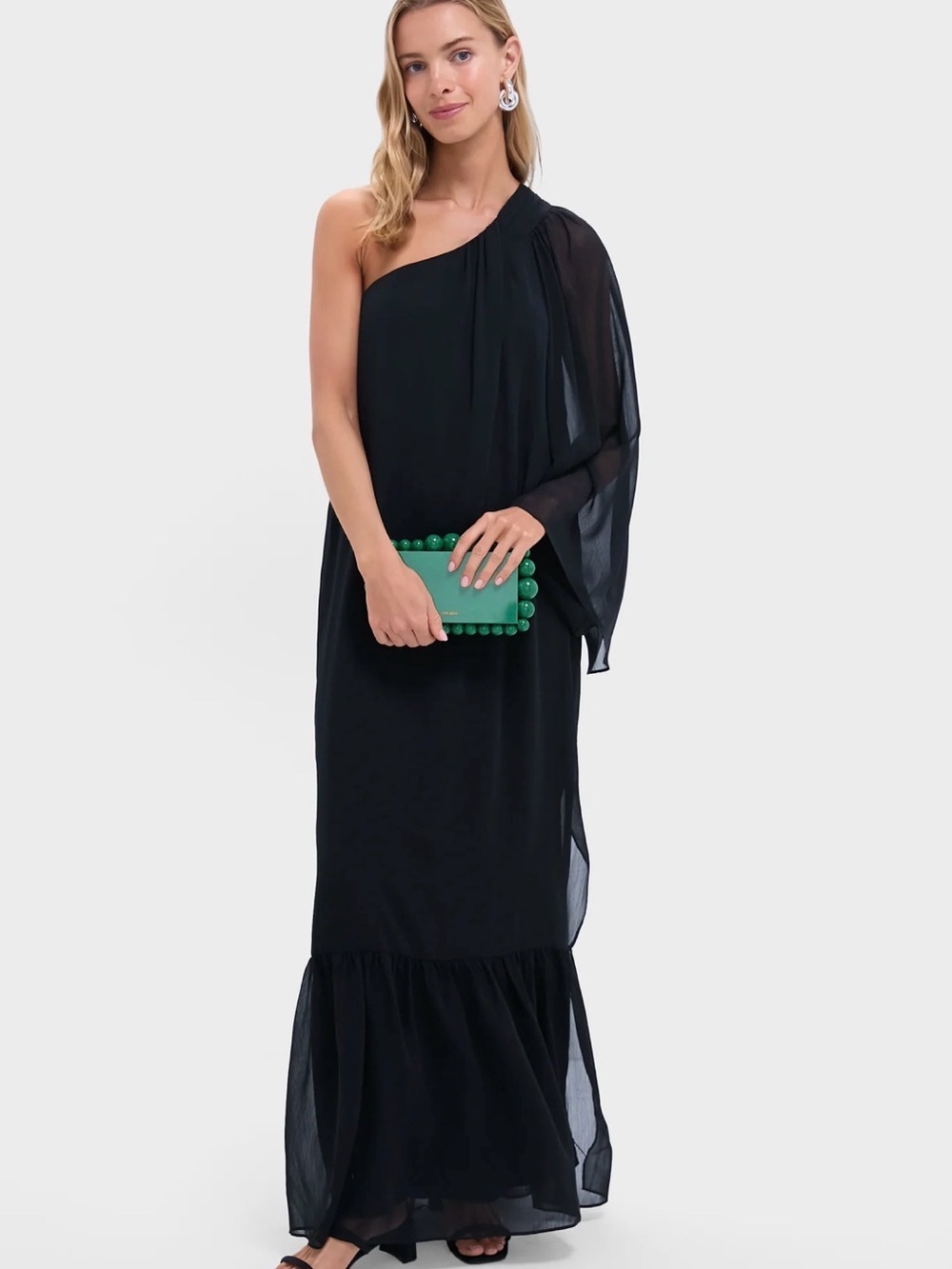 Tuckernuck Pomander Place Black Marisol Gown Dress NWT Medium M